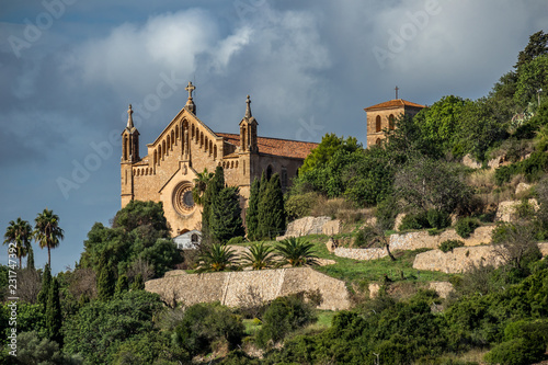 parish church Transfiguració del Senyor, Artà, Mallorca, Balearic Islands, Spain photo