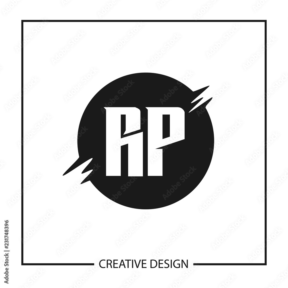 Initial Letter RP Logo Template Design Vector Illustration Initial Letter RP Logo Template Design Vector Illustration