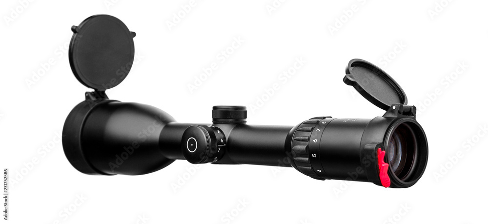 sight scope isolated on white sight scope isolated on white