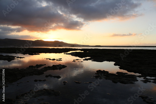 Wallpaper Mural  Magical sunset on the beach "Las Canteras" Torontodigital.ca