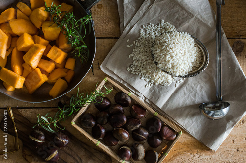 Billede på lærred autumnal ingredients