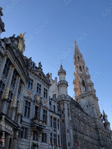 Scorcio della Grande Place di Bruxelles, Belgio photo