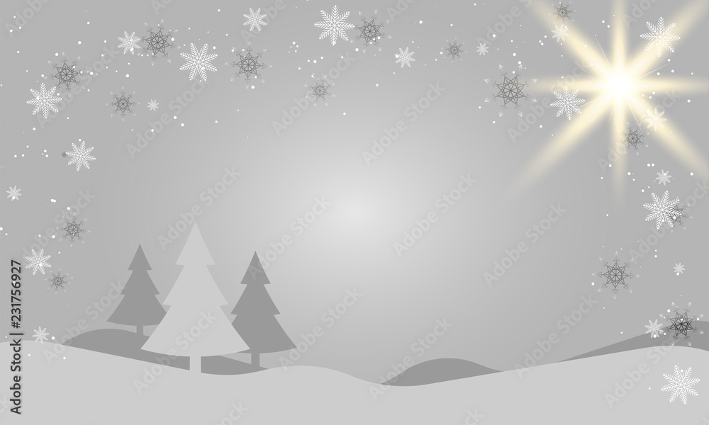 Winter Season design background, Vector Illustration a