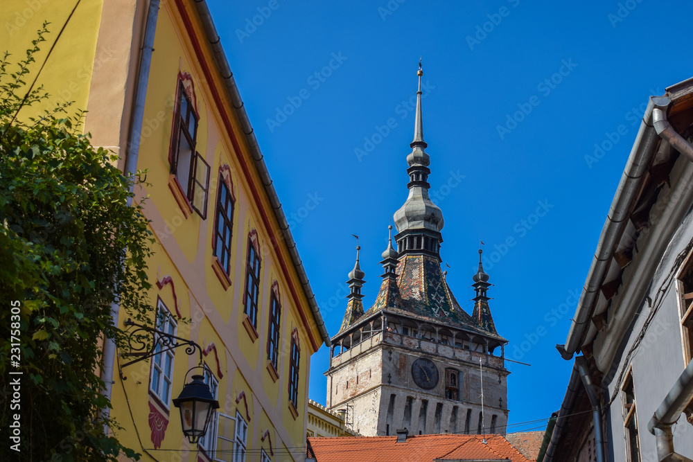 Obraz premium Sighisoara, The Medieval Citadel, Transylvania, Romania