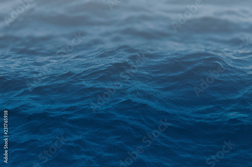 blue sea waves close up