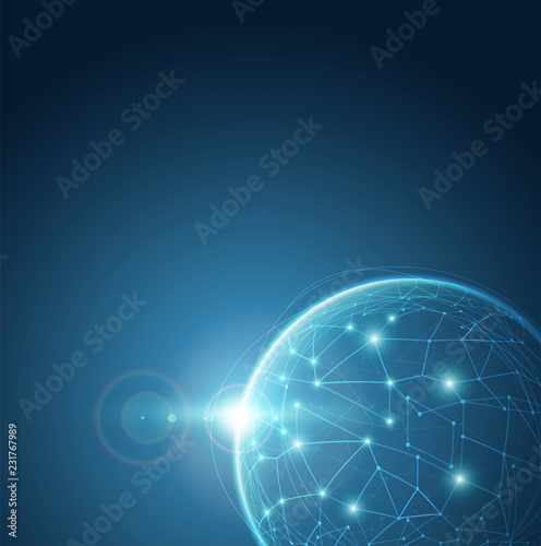 mondo, orbita, internet, satellite