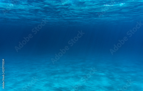 Fototapeta Naklejka Na Ścianę i Meble -  underwater ocean. storm. Mystic.