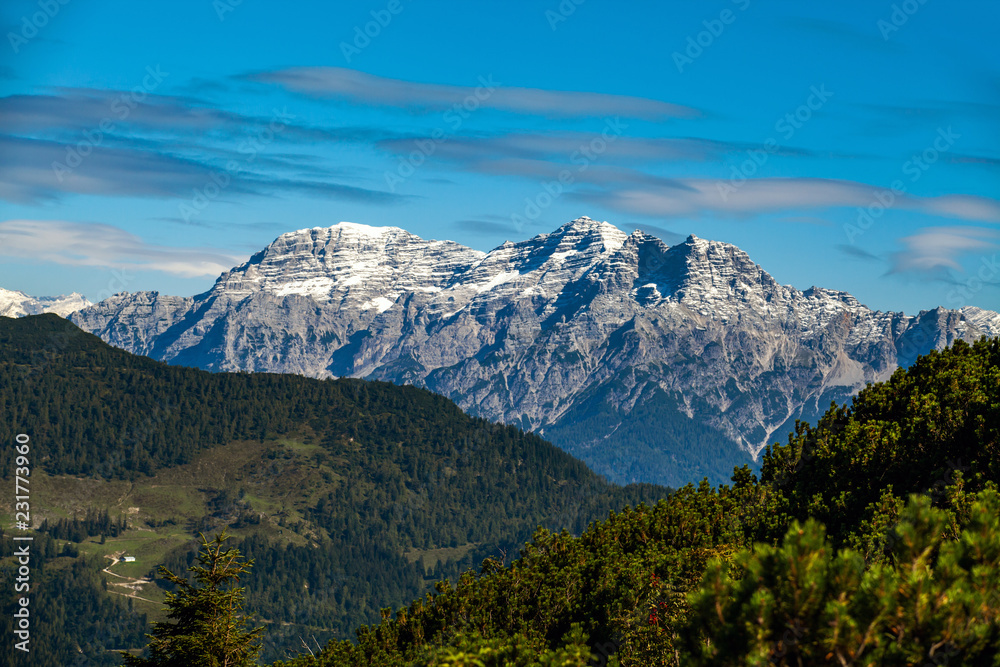 Alpen, Kössen, Östereich, Gebirge, Berge