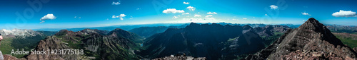 View from the summit of Maroon Peak, Colorado Rocky Mountains © nick