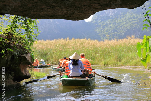 Trang An in Ninh Binh,Vietnam.world heritage site