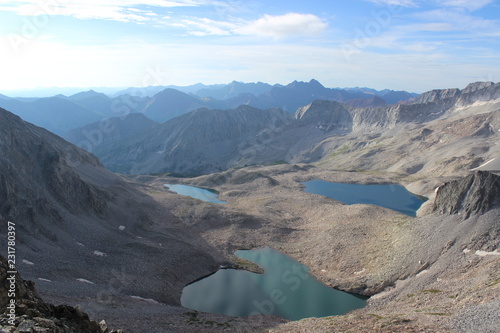 View from Capitol Peak, Near Aspen, Colorado Rocky Mountains