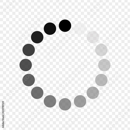 Download signs pack 8 in 1 on transparent background. Load icon. Data loading bar. Vector stock illustration