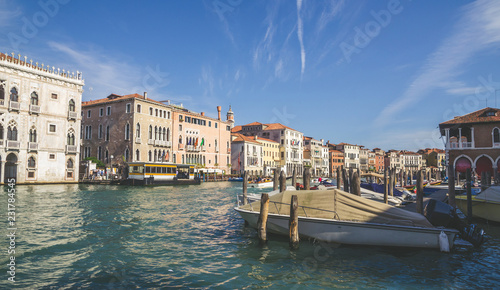 Panoramic view of famous Grand Canal in Venice, Italy © Olena Zn