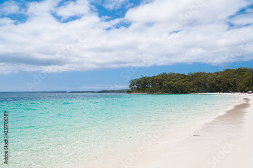 Fototapeta Naklejka Na Ścianę i Meble -  Beautiful tropical beach with white sand and turquoise water