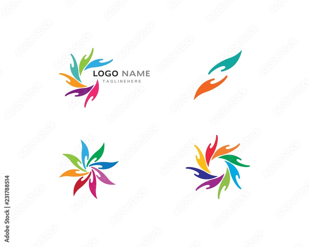 Hand Care Logo Template Hand Care Logo Template