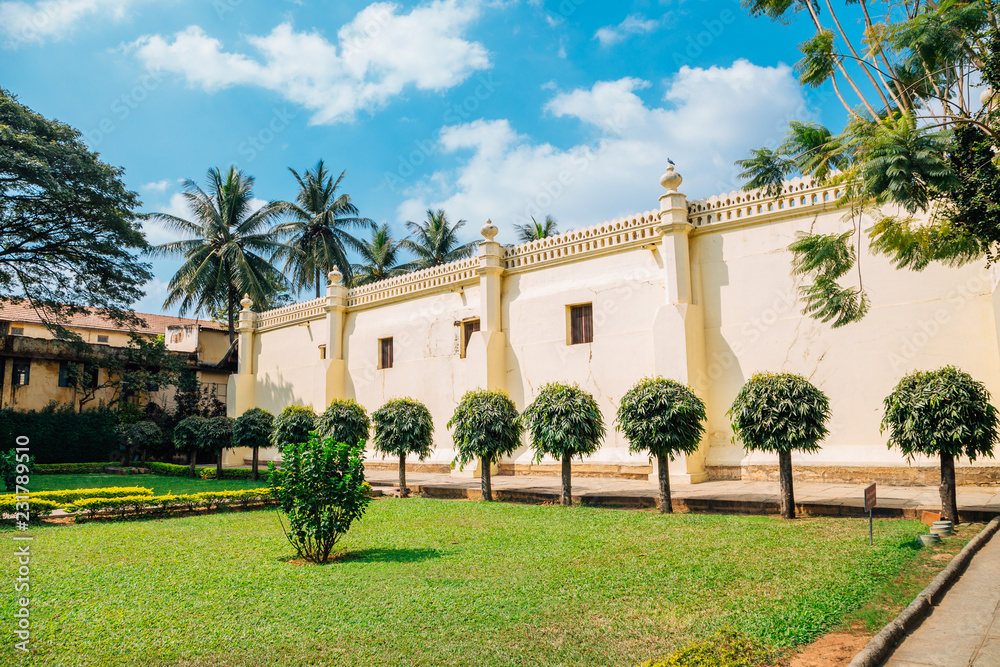 Tipu Sultan's Summer Palace in Bangalore, India