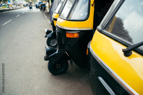 Fototapeta Auto rickshaw in Bangalore, India