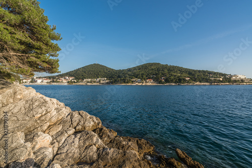 Beautiful rocky Croatian coast in Dubrovnik