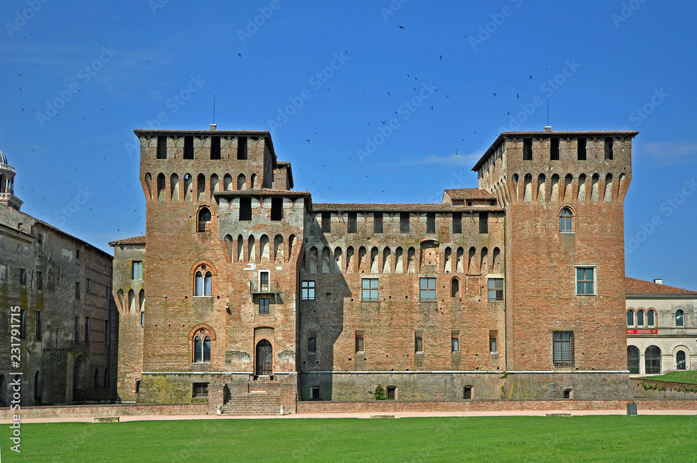 Italy, Mantua, castle of saint George. One of the city important historical building.