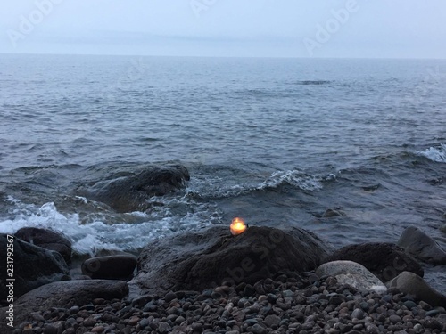 stones in the water