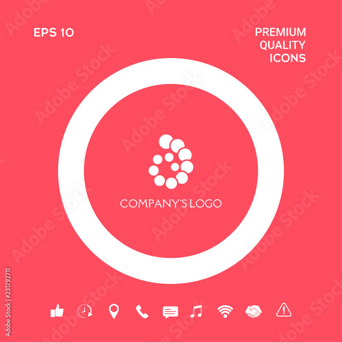 The logo is a spiral, a spiral chain of circles, the shell - is a symbol of development, enlightenment and wisdom.