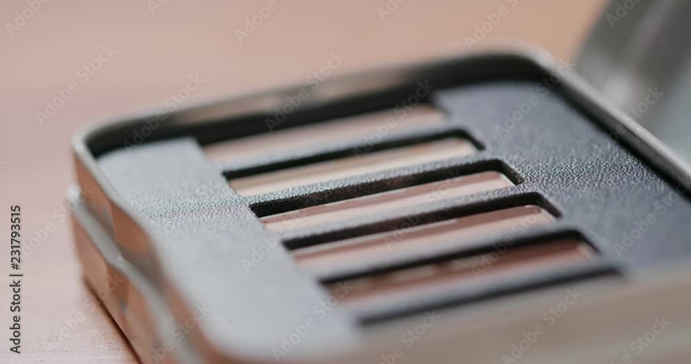 Brushes touching on color cosmetic palette Brushes touching on color cosmetic palette