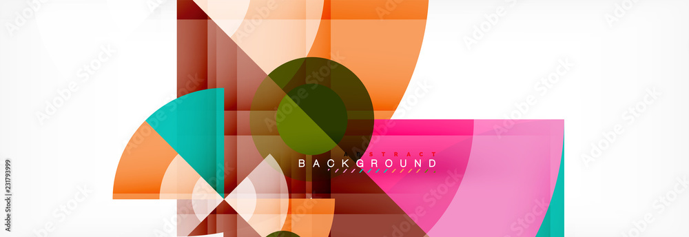Modern geometric abstract background Modern geometric abstract background