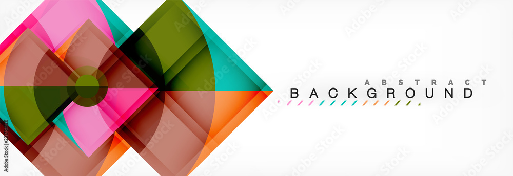 Modern geometric abstract background Modern geometric abstract background