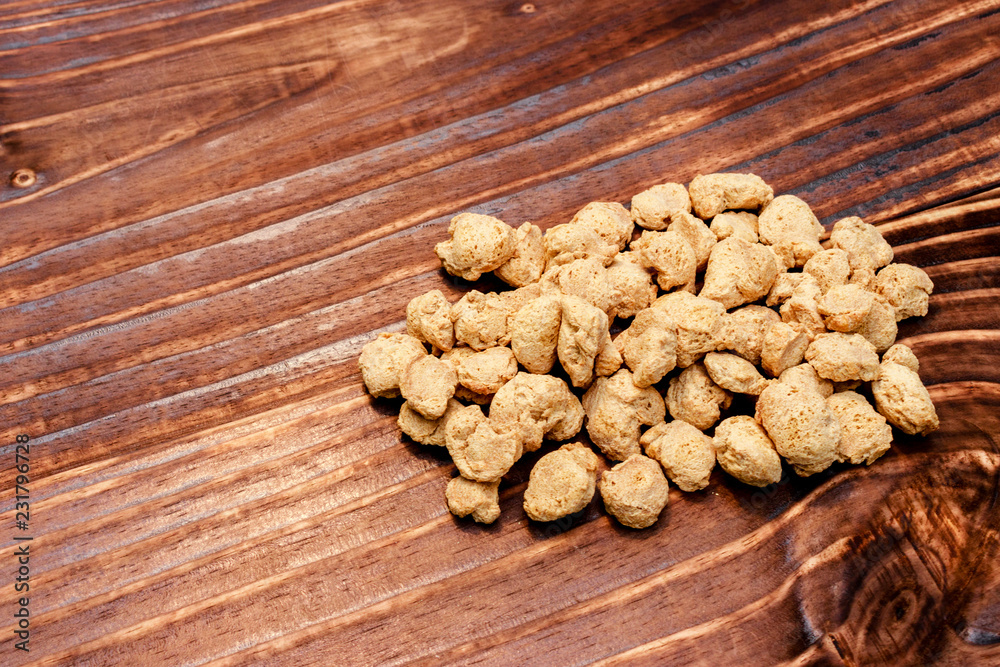 Fototapeta premium Soya bean in dried pieces