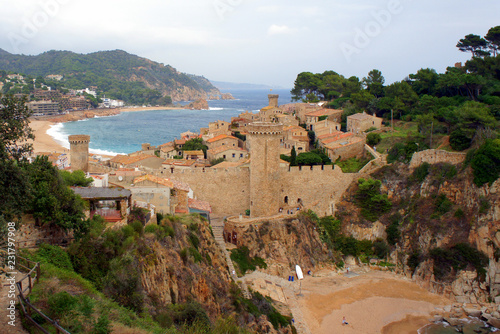 Medieval Castle of Tossa de Mar.