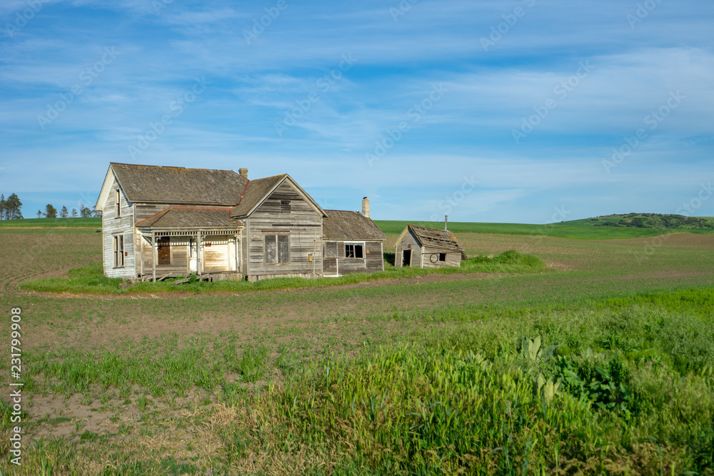 old house on farm