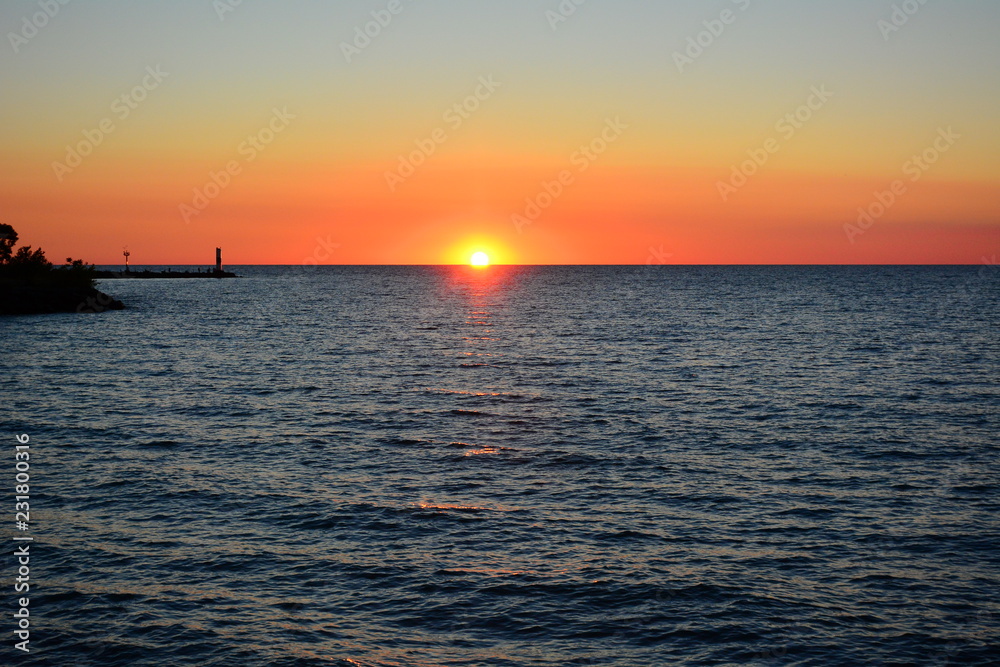 sunset at sea 12