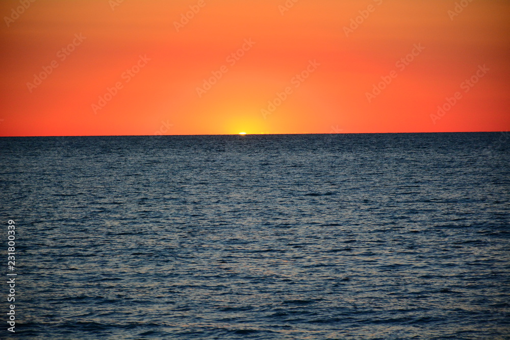 sunset over the sea 10