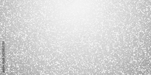 Random white dots Christmas background. Subtle fly