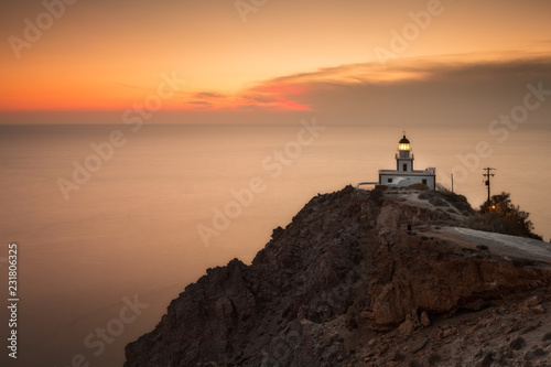 Fototapeta Naklejka Na Ścianę i Meble -  Santorini Sunset