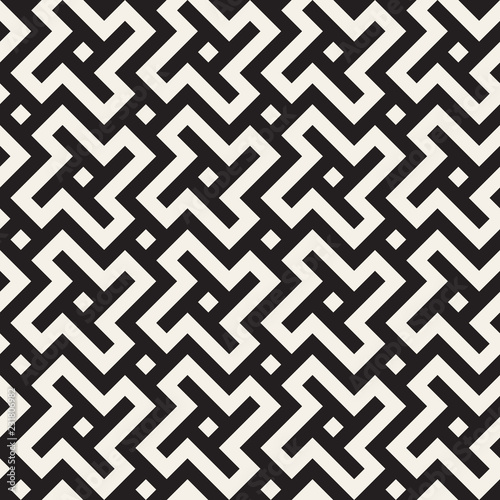 7337959 Vector seamless pattern. Modern stylish abstract texture. Repeating geometric tiles