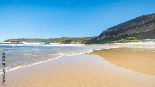 An untouched beach in Australia on a perfect sunny day