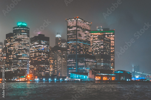 manhattan de noche, Nueva York