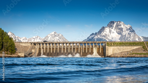 Jackson Lake Dam - Grand Teton