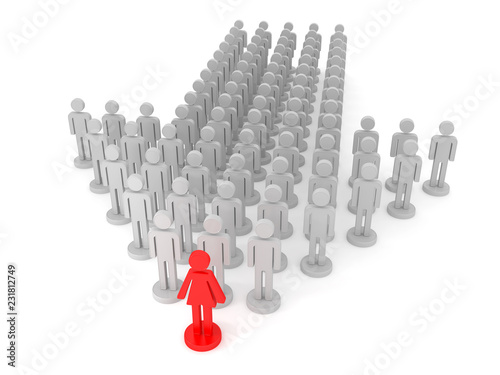 Wallpaper Mural Leader is a business woman Torontodigital.ca