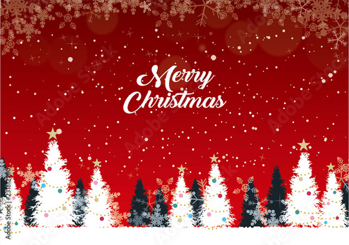 クリスマス・新年の背景素材