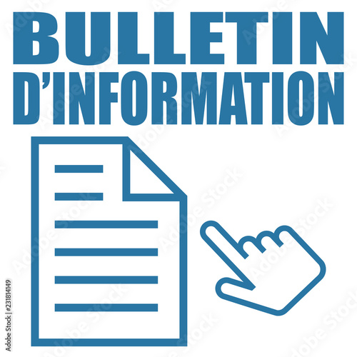 Logo bulletin d'information.