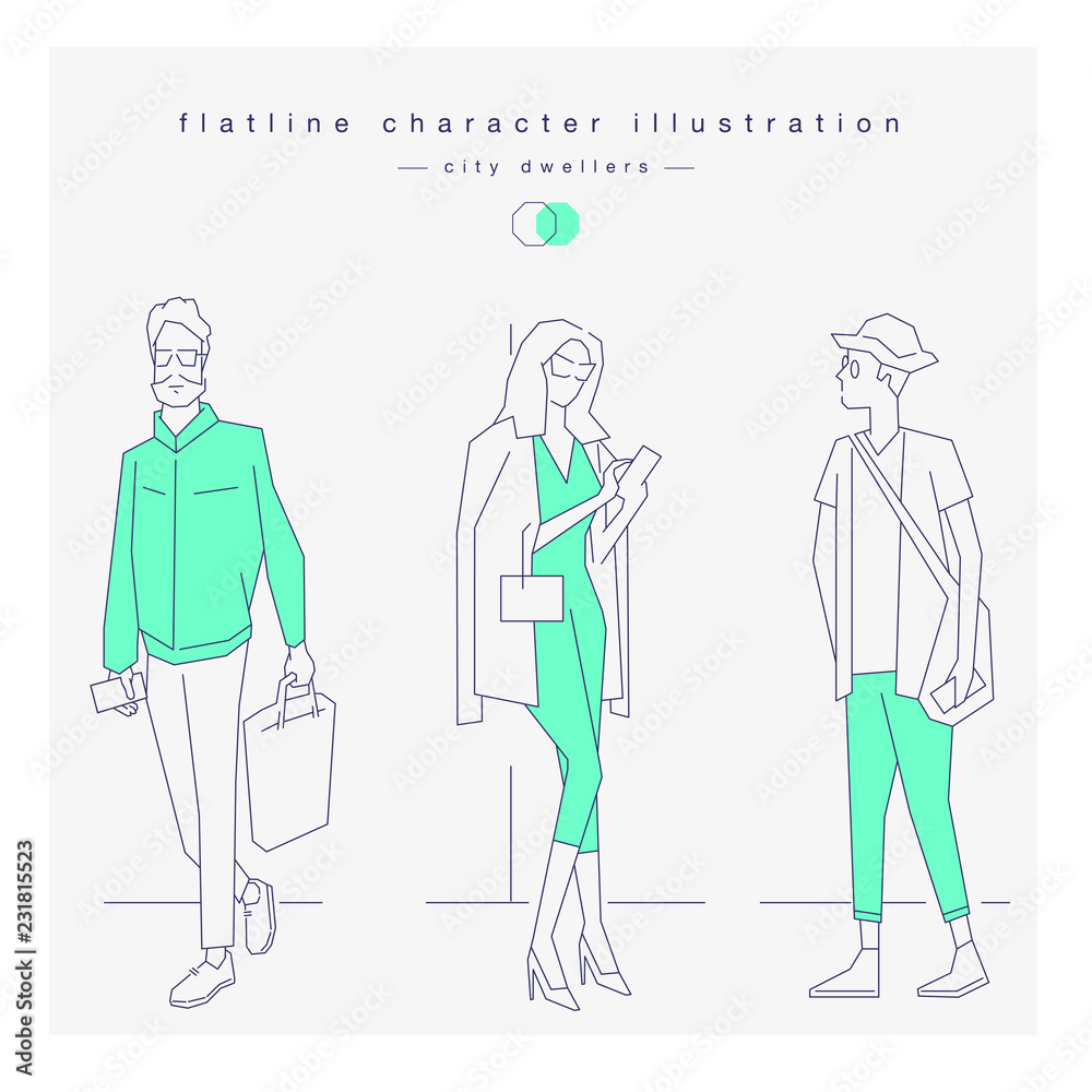 modern people illustration. fashionable man and woman. modern people illustration. fashionable man and woman.