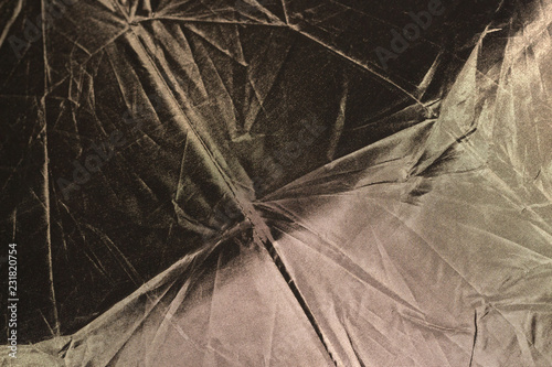 the fabric of black umbrella