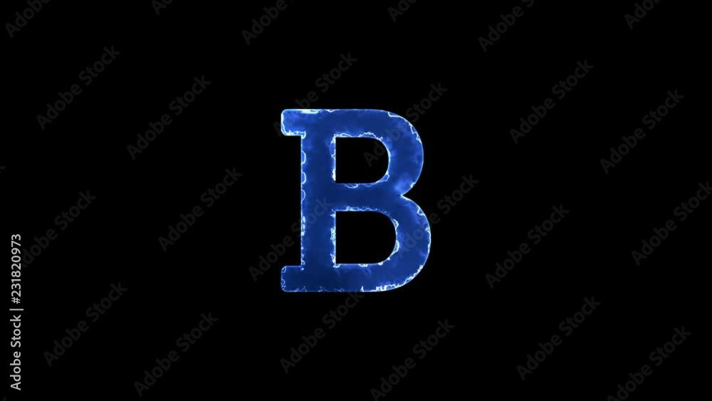 Symbol bold format. Blue Electric Glow Storm. looped video. Alpha channel black Symbol bold format. Blue Electric Glow Storm. looped video. Alpha channel black