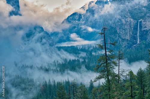 fog in Yosemite