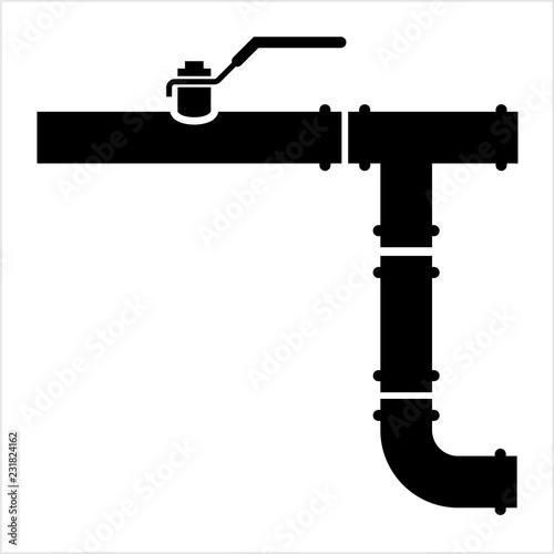 Pipe Icon, Pipe Fitting Icon