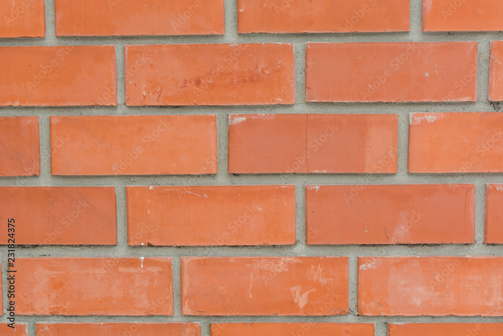 Obraz premium Background brick wall. Construction Materials. Stacked bricks.