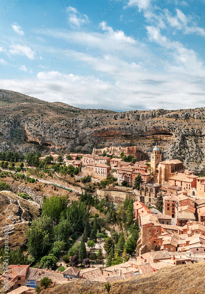 Village of Albarracin in the north of Spain