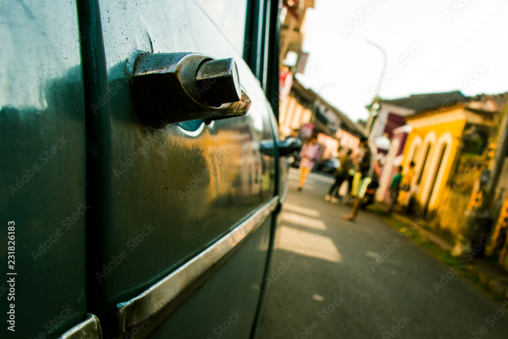 Fototapeta premium Vintage street
